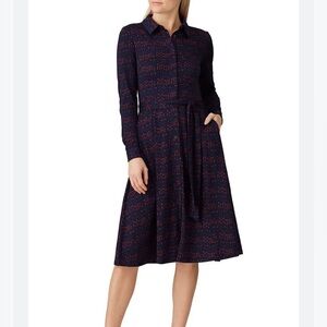 Boden Susannah Shirt Dress Long Sleeve Size 6L 6 L